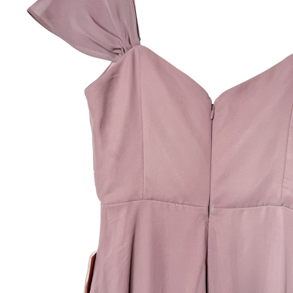 Birdy Grey Spence Dark Mauve Convertible Maxi Dress XS Formal Wedding Guest - Picture 14 of 16